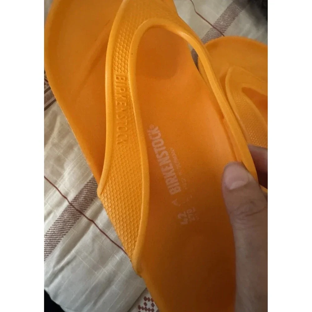 BIRKENSTOCK EVA Honolulu Sandals Flip-Flops ORANGE ZINNIA Waterproof 42/8/10